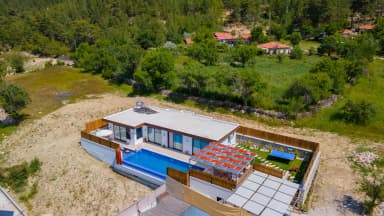 Villa Dinçer Sarıbelen Korunaklı Havuz 35