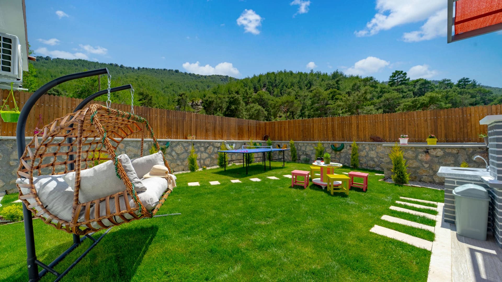 Villa Dinçer Sarıbelen Korunaklı Havuz 95