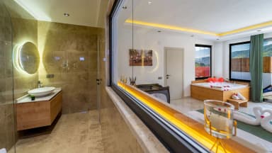 Villa Dinçer Sarıbelen Korunaklı Havuz 83