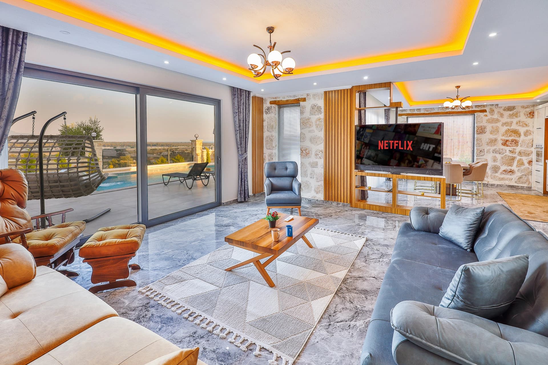 Villa Sandak 4 Korunaklı Havuz 75