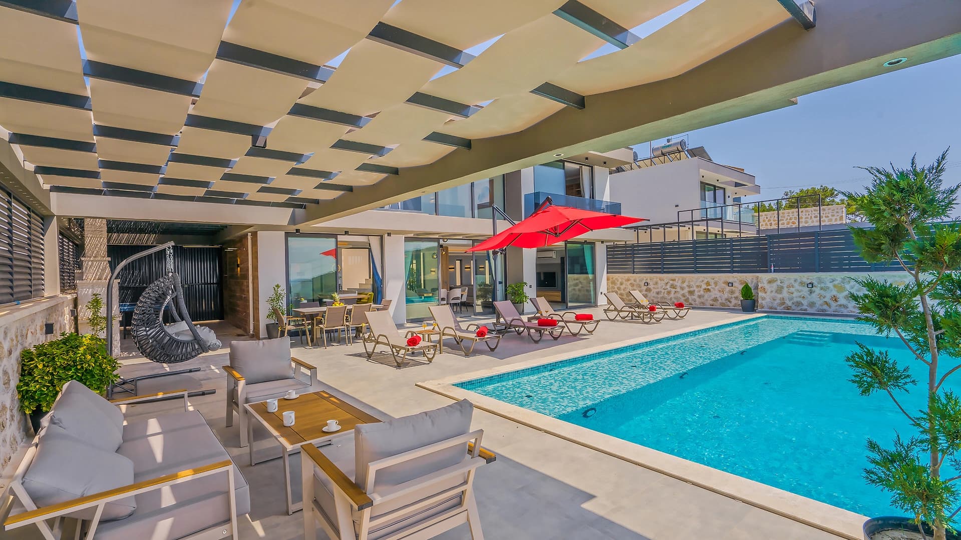 Villa Hedef Kalkan Isıtmalı Havuz 29