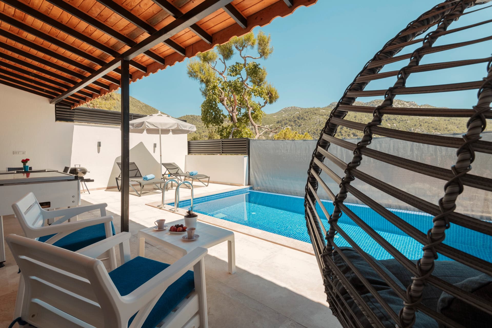 Villa Mini Zeybek Korunaklı Havuz 76