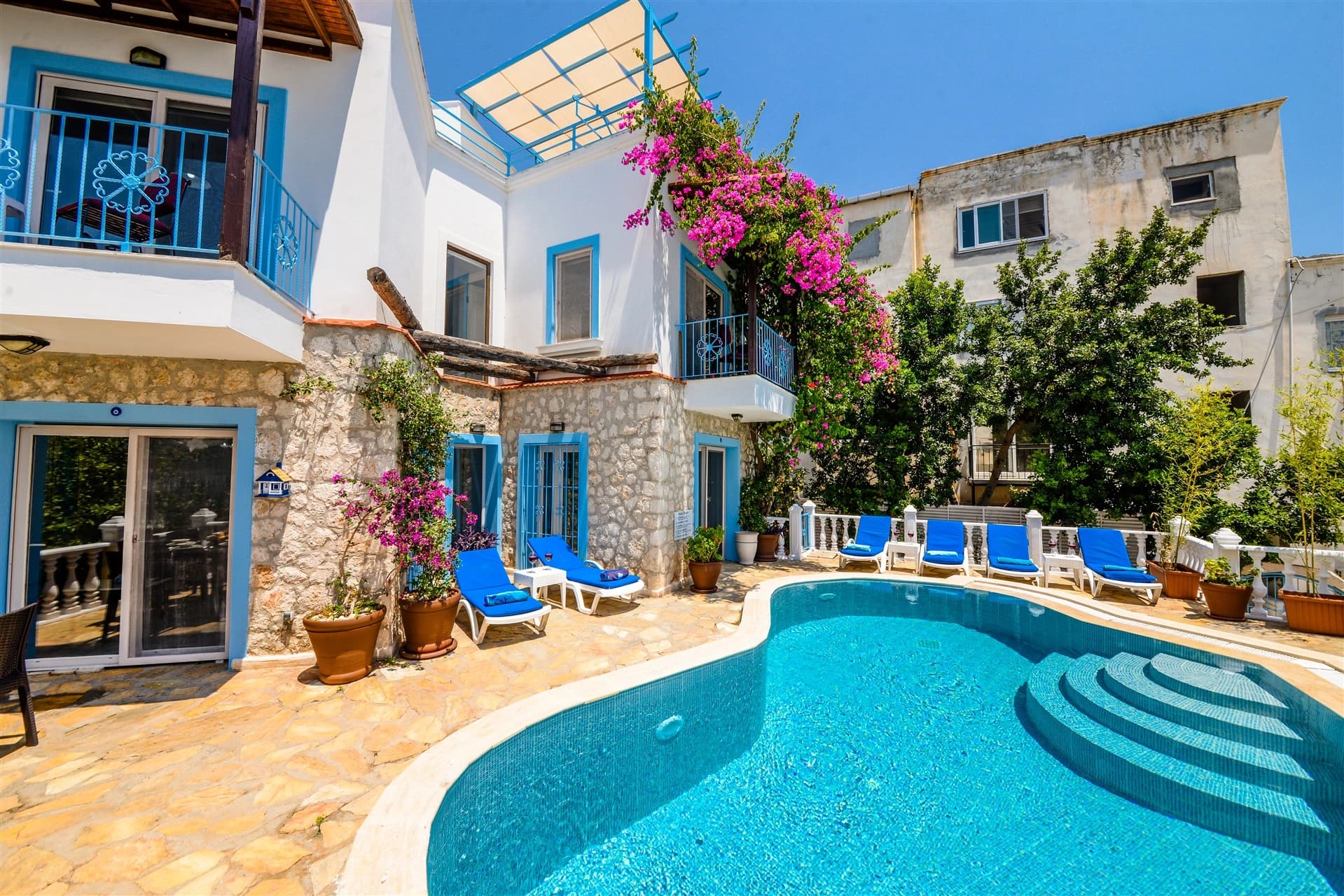 Villa Kalkan Blue Özel Havuzlu 48