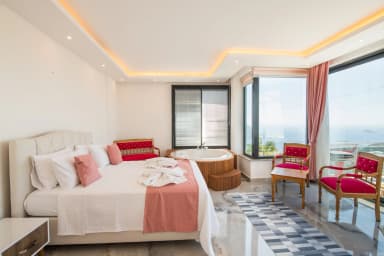 Villa Twins Akbel 1 Korunaklı Havuz 92