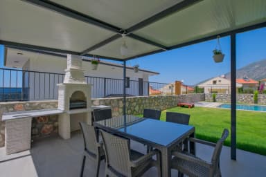 Villa Santorini Fethiye Korunaklı Havuz 48