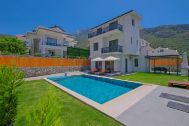 Villa Santorini Fethiye Korunaklı Havuz 40