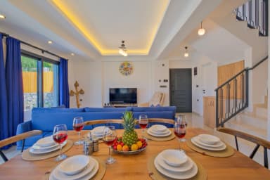 Villa Santorini Fethiye Korunaklı Havuz 28
