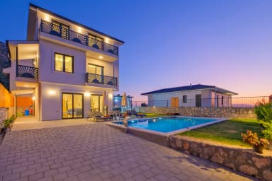 Villa Santorini Fethiye Korunaklı Havuz 68