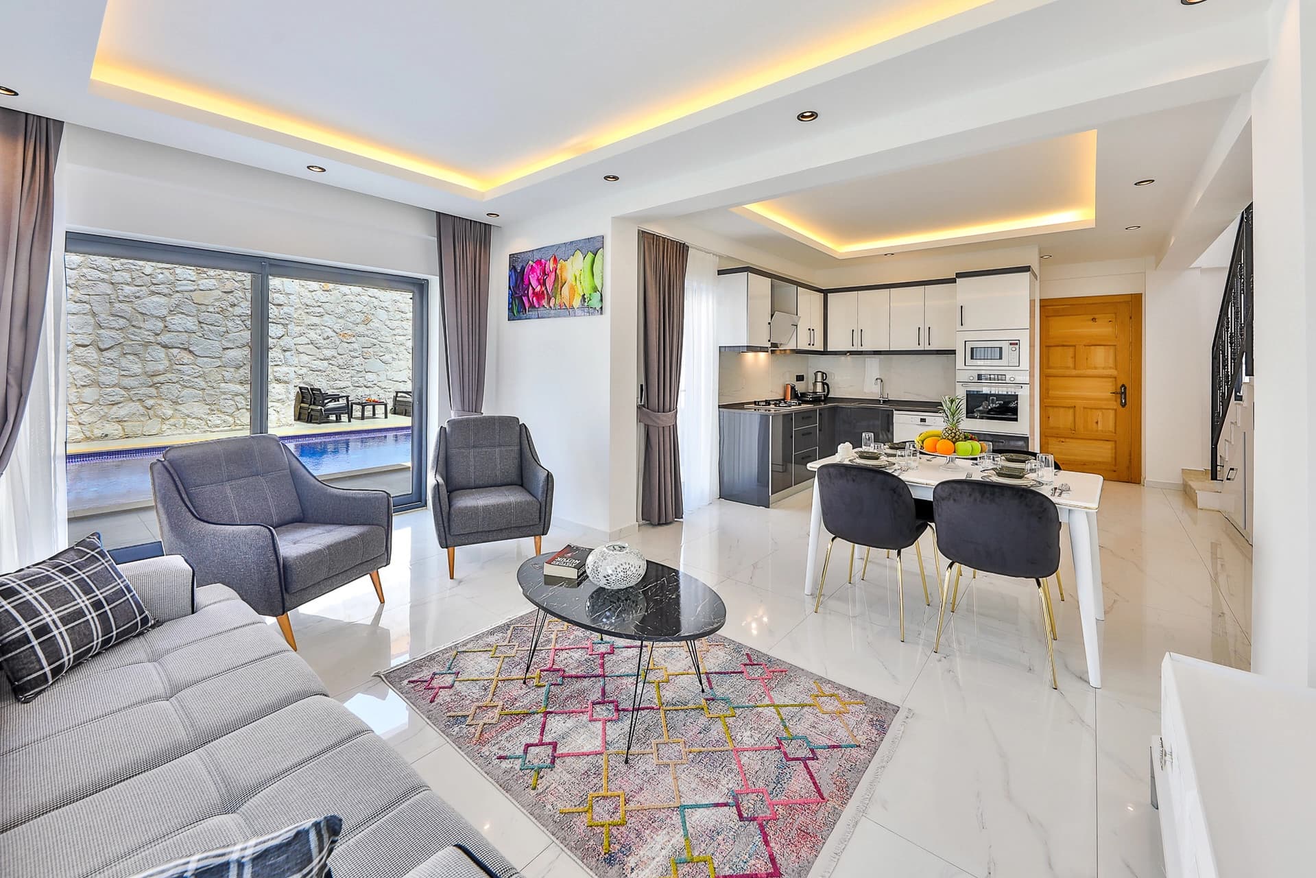 Villa Kaşlı 2 Korunaklı Havuz 66