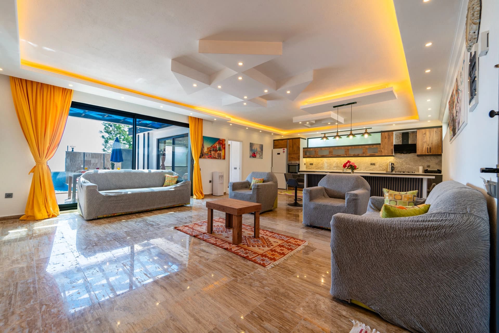 Villa Süper Mario Korunaklı Havuz 50