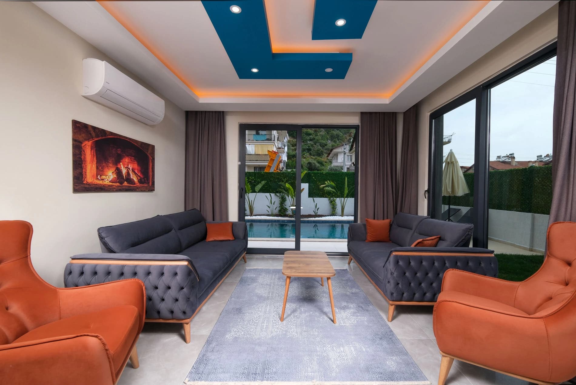 Villa Akr Sadem Korunaklı Havuz 68