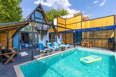 Villa Hazal Bungalov Korunaklı Havuz 37