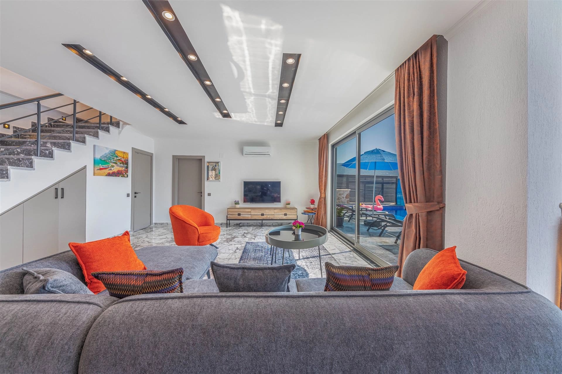 Villa Aslan Luxury Duo Korunaklı Havuz 49