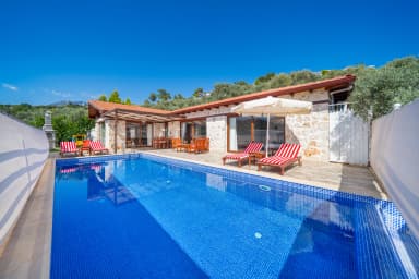 Villa Fesleğen Üzümlü Korunaklı Havuz 18