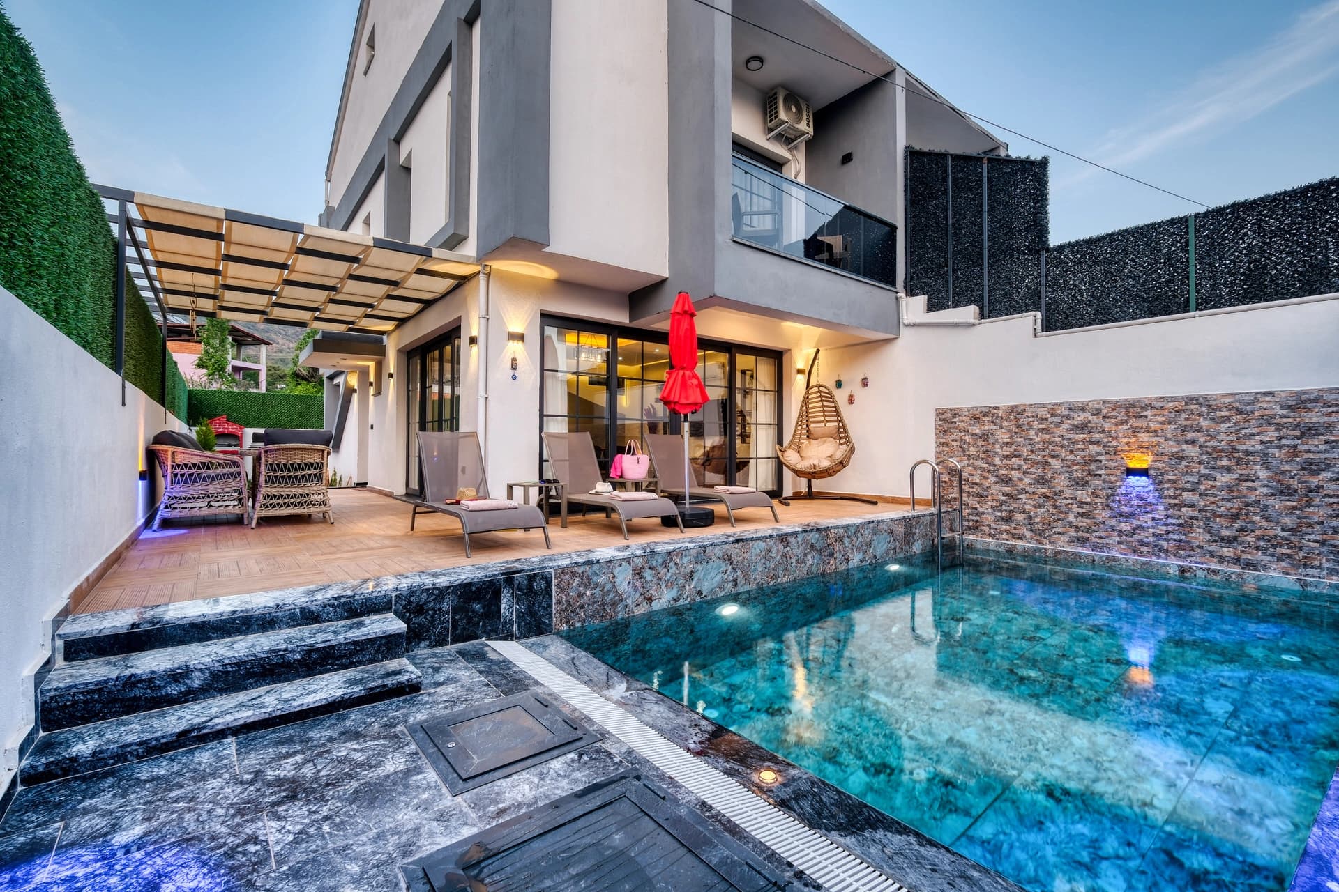 Villa Akasya Fethiye 2 Korunaklı Havuz 95