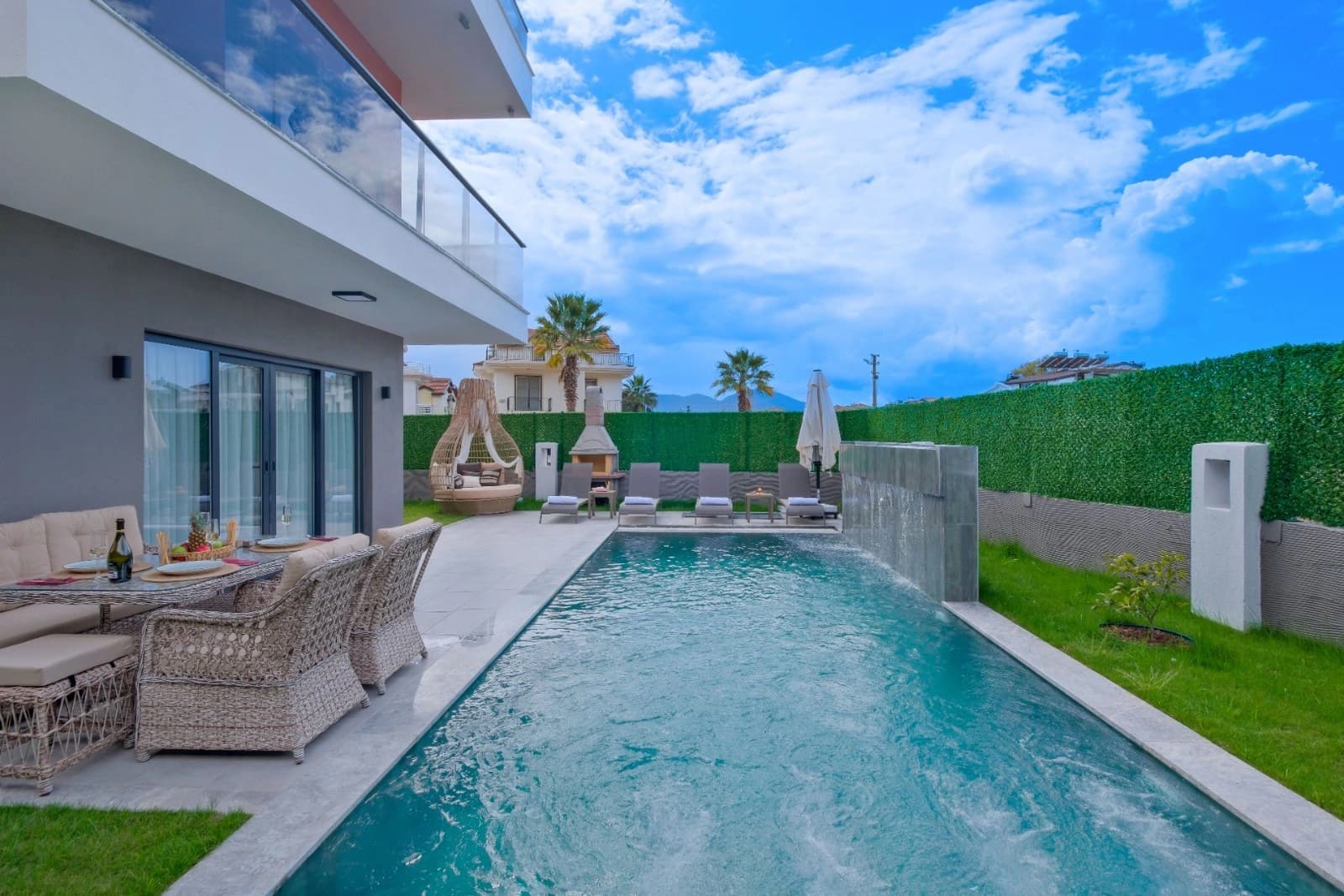 Villa Aydın Trio 1 Korunaklı Havuz 63