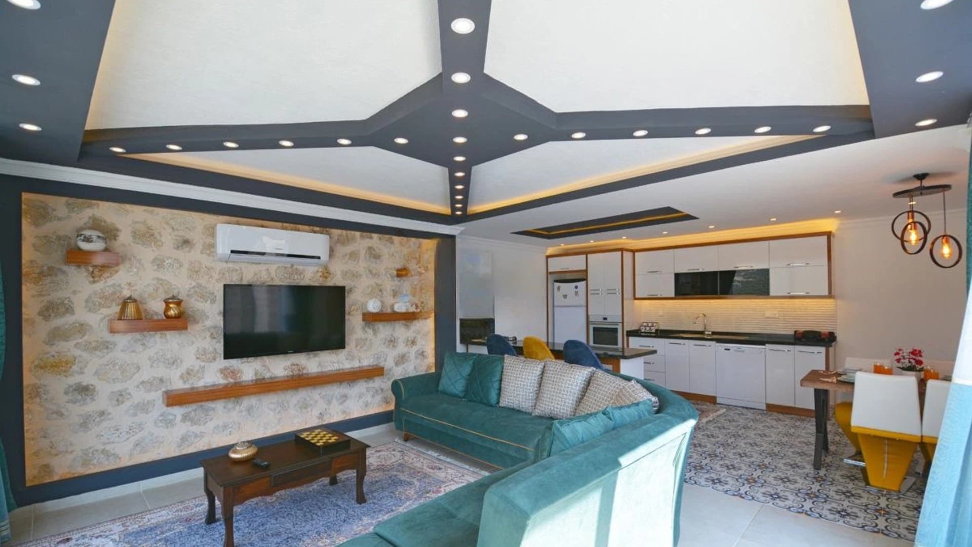 Villa Alyans Sarıbelen Korunaklı Havuz 61