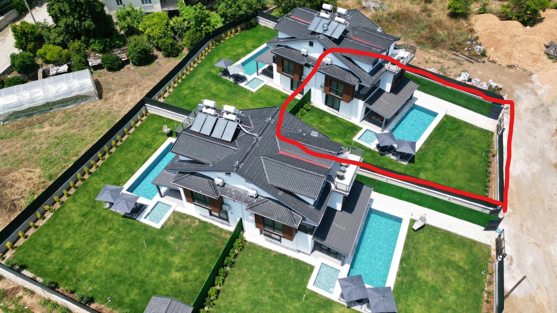 Villa Egem Kekik Korunaklı Havuz 97