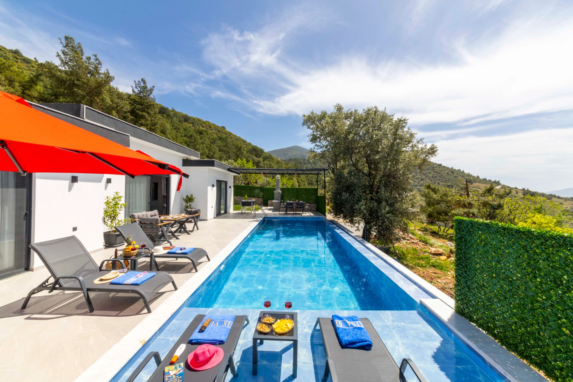 Villa Elyase Korunaklı Havuz 57