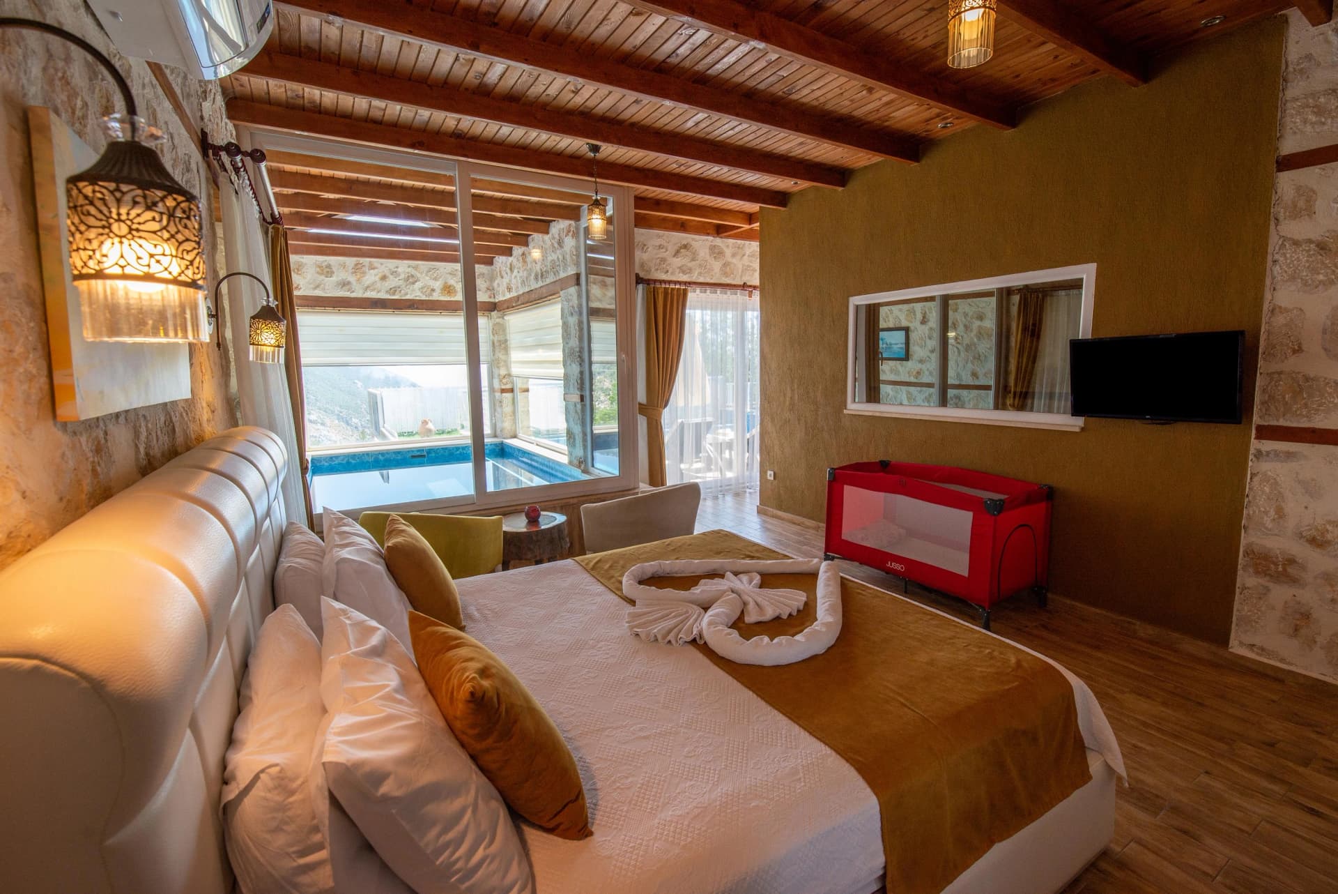 Villa Hayal Evi Korunaklı Havuz 62