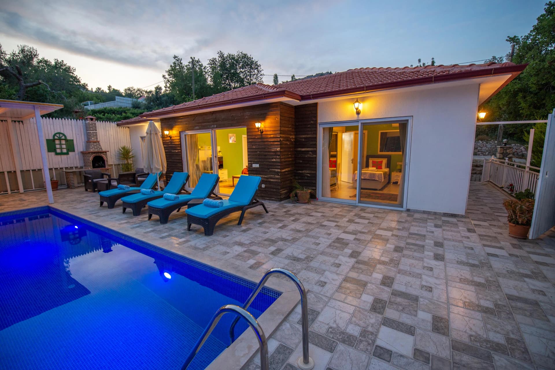 Villa Yeşil Ev Korunaklı Havuz 25