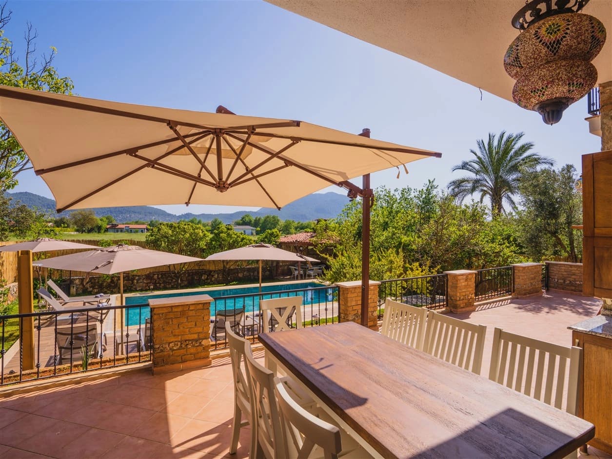 Villa Kaya Konak Korunaklı Havuz 13