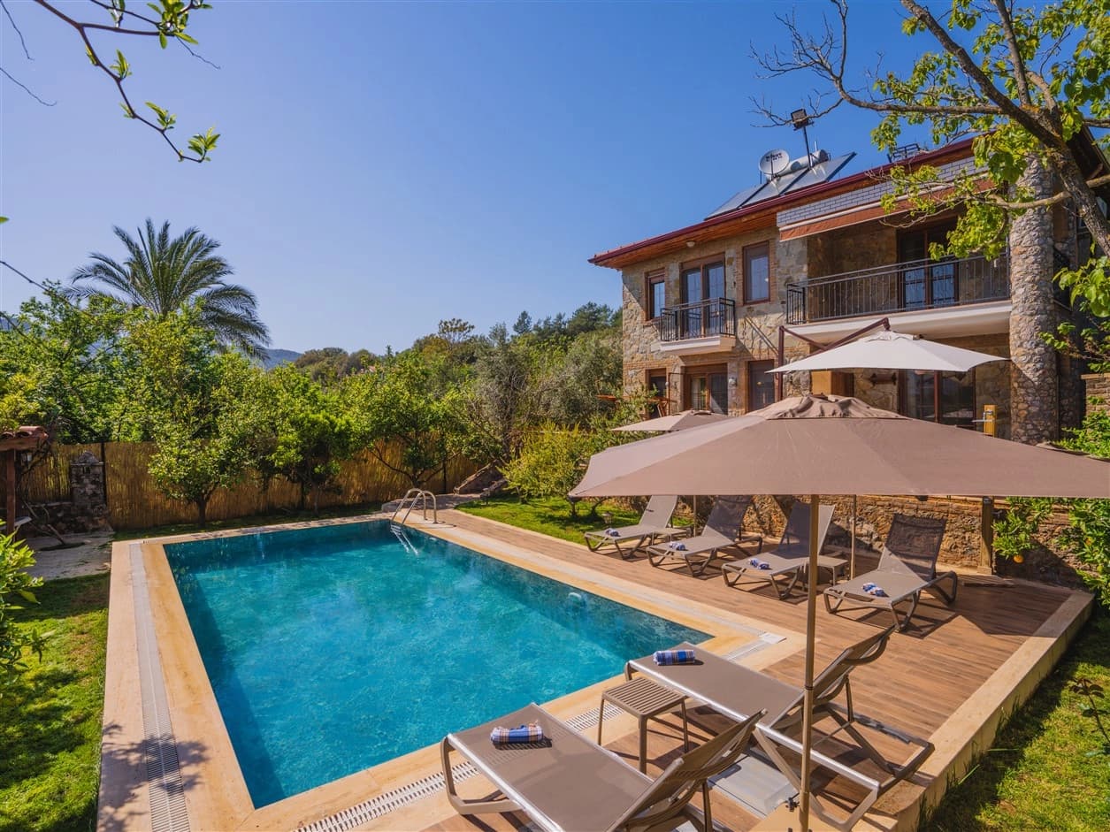 Villa Kaya Konak Korunaklı Havuz 55