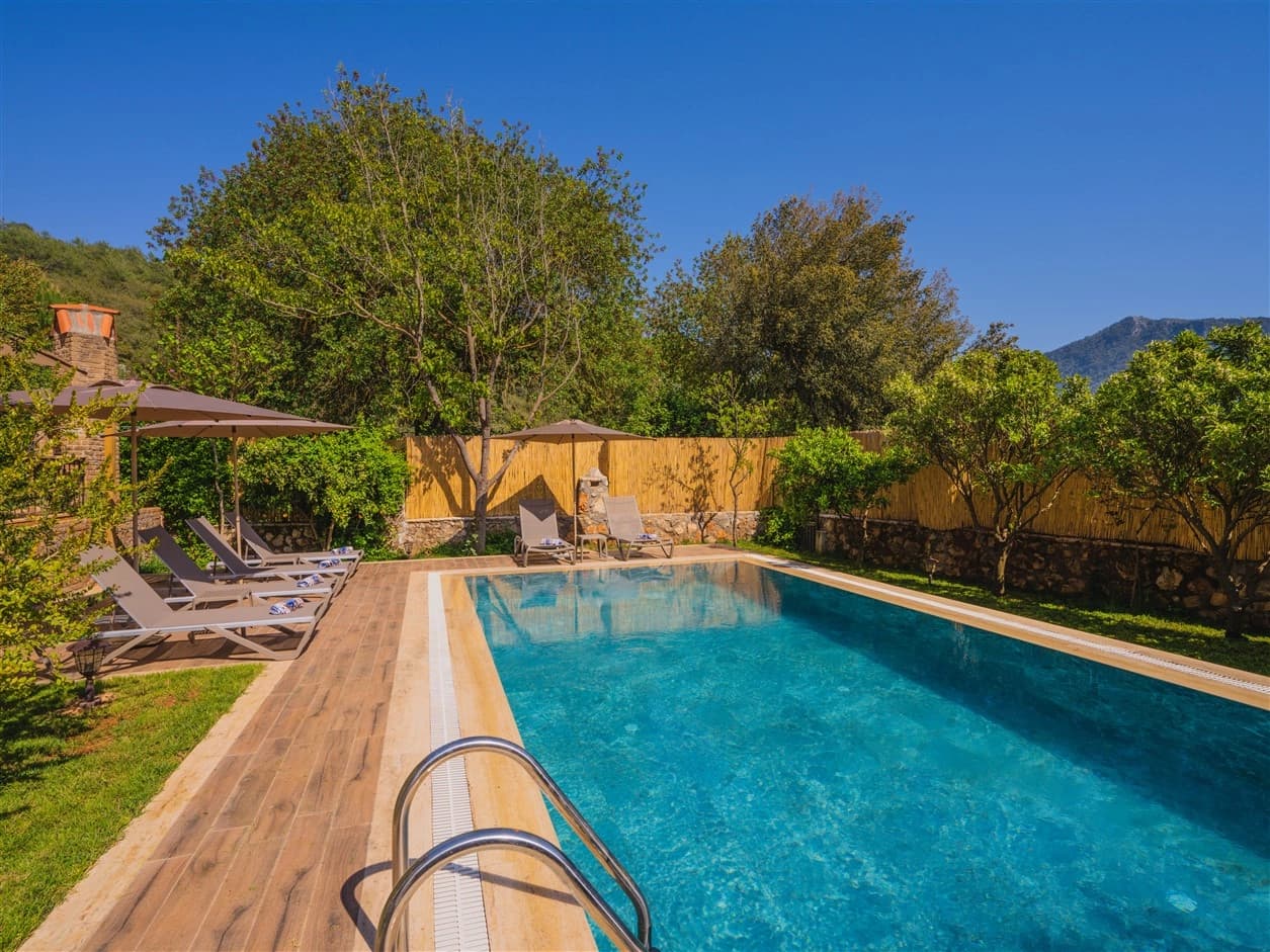 Villa Kaya Konak Korunaklı Havuz 61