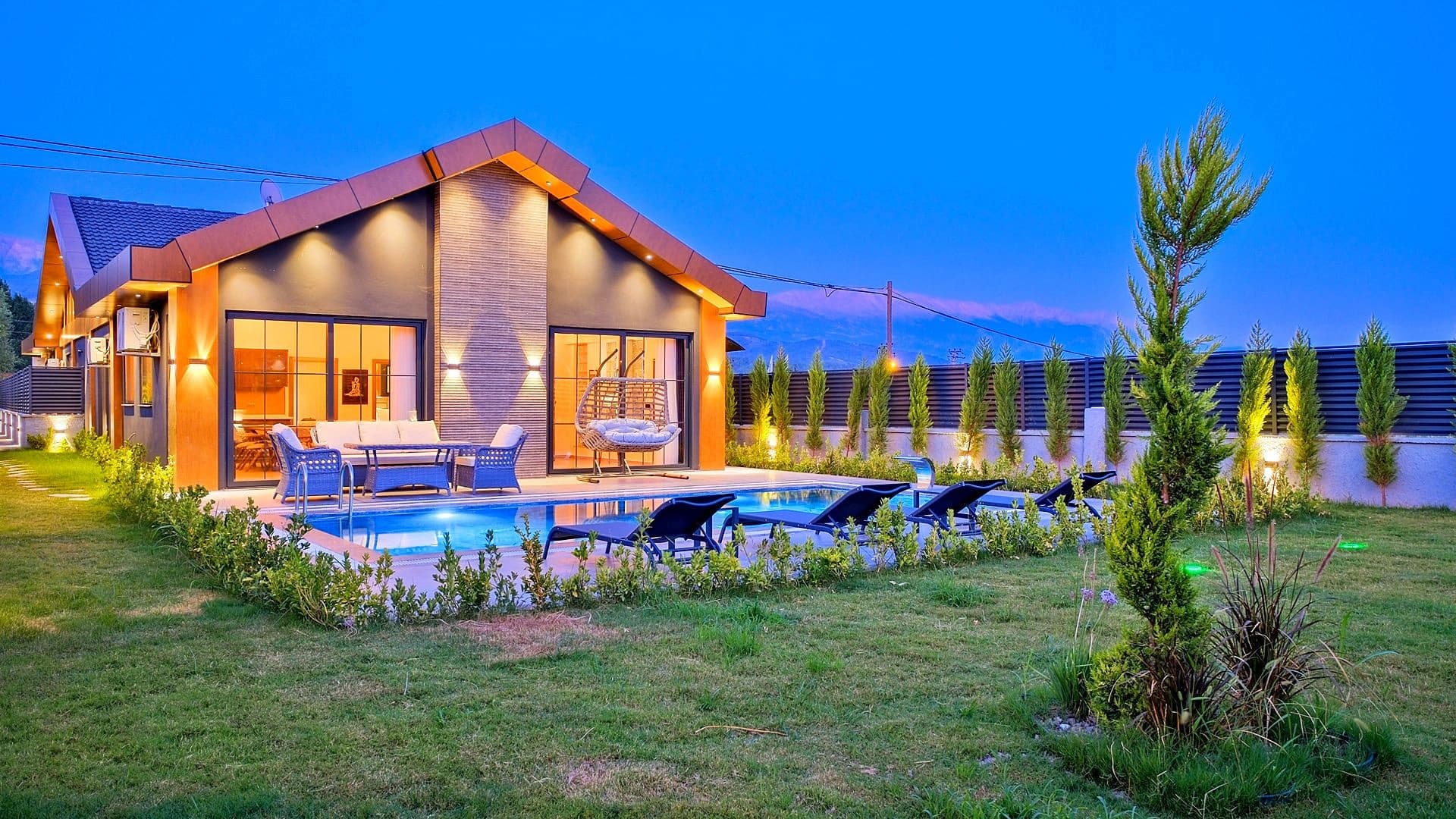 Villa Little Pines Korunaklı Havuz 43