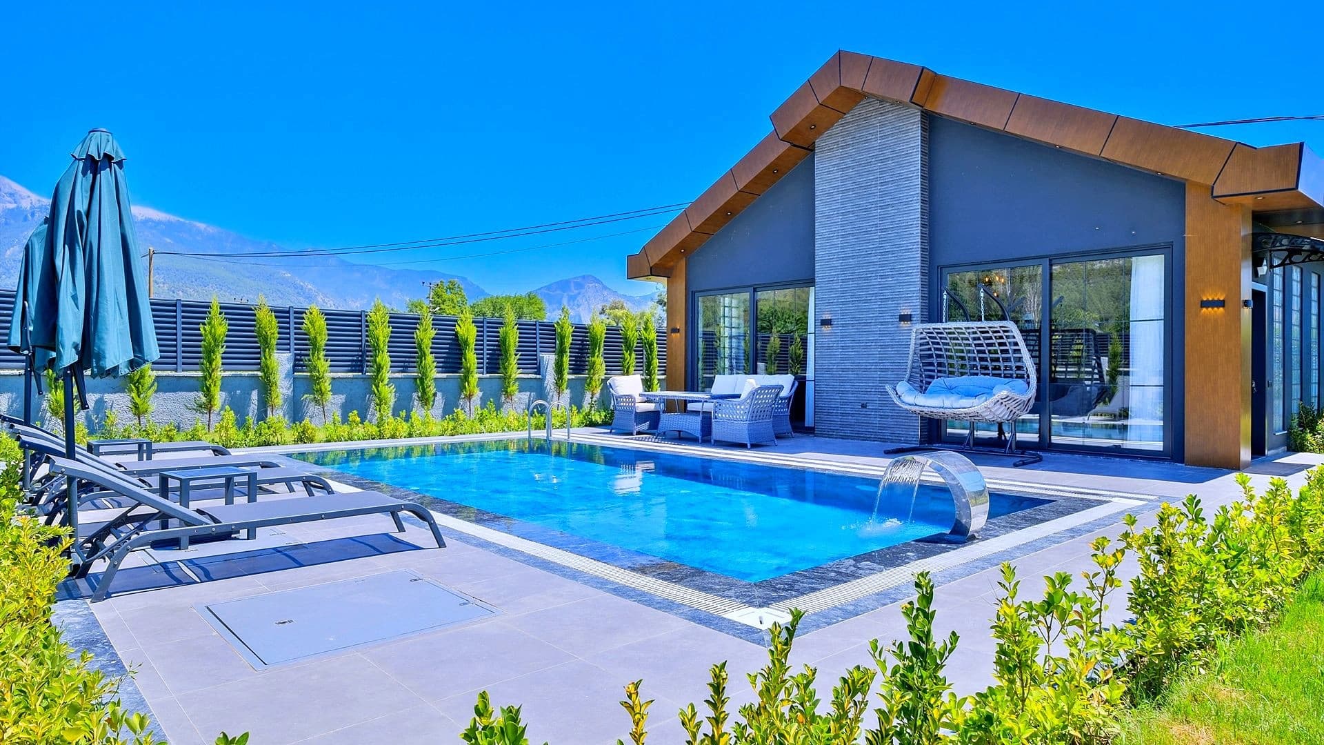 Villa Little Pines Korunaklı Havuz 35