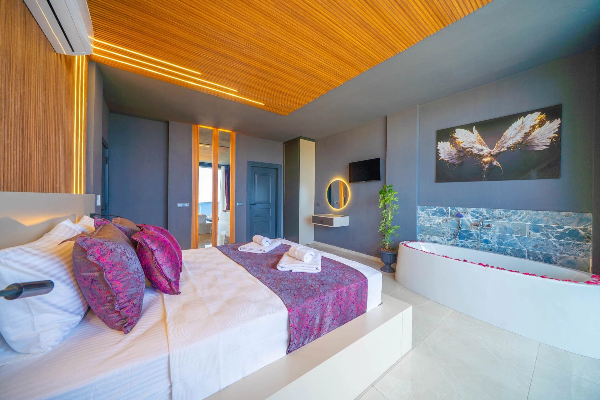 Villa Dark Palace Korunaklı Havuz 72