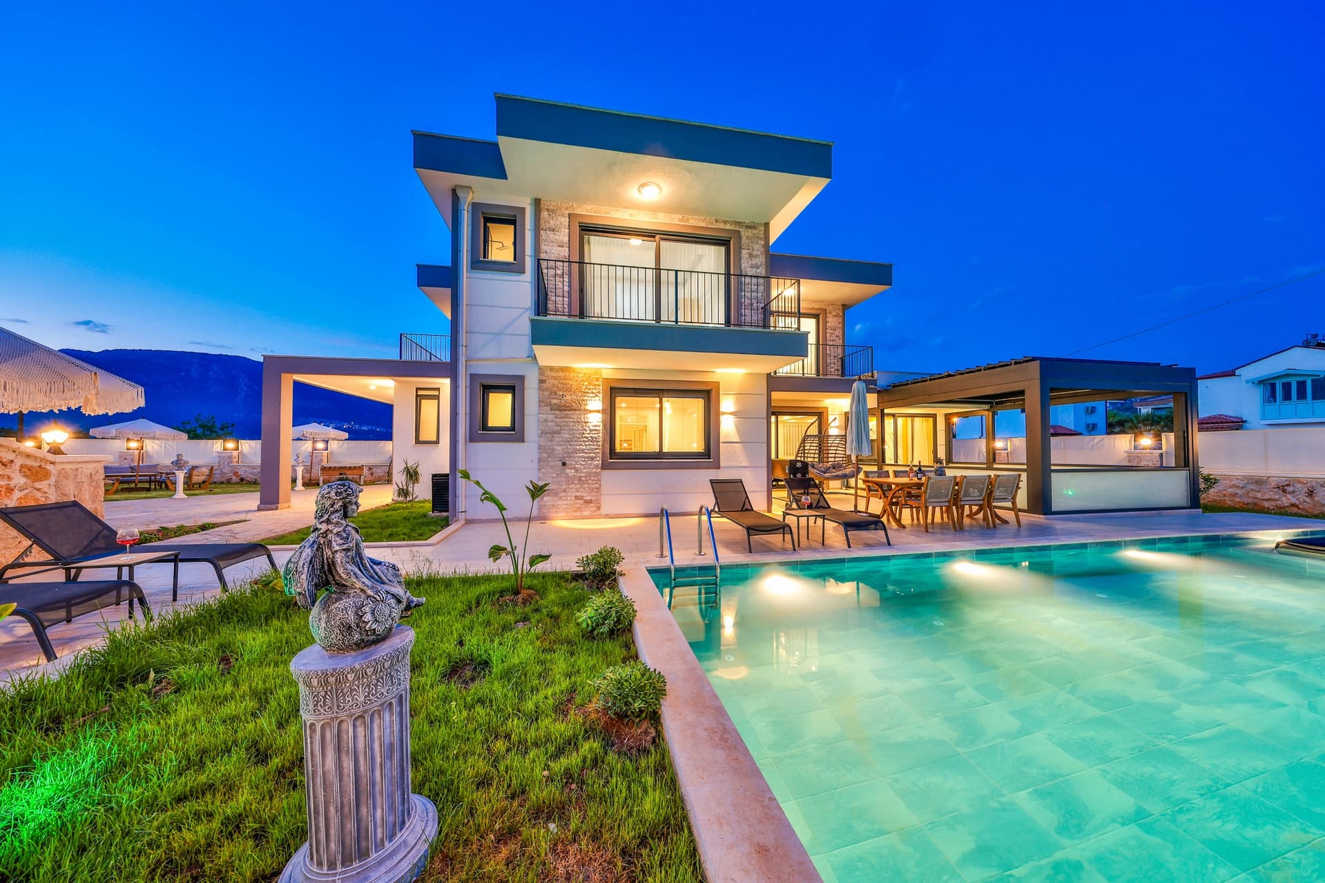 Villa Derin Kaş Korunaklı Havuz 12