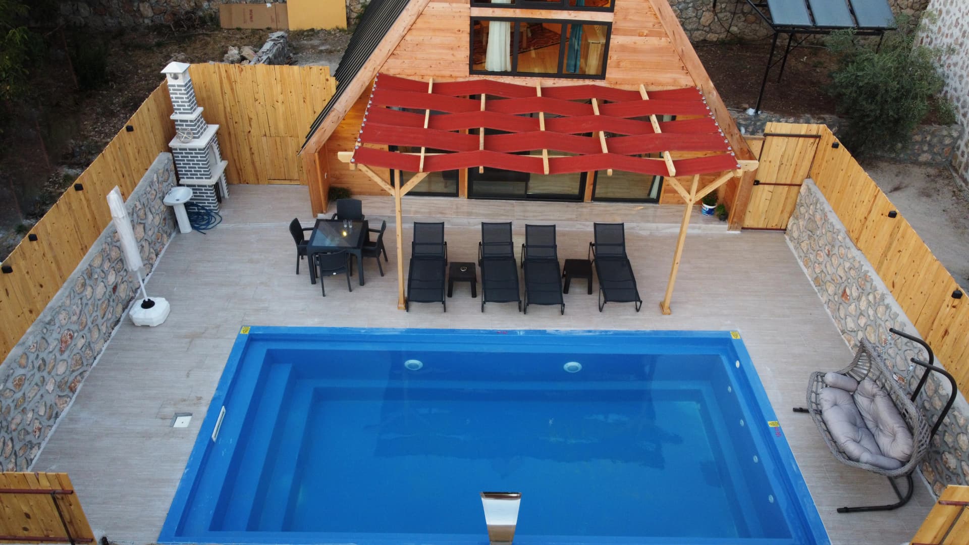 Villa Kırlangıç Üzümlü Korunaklı Havuz 35