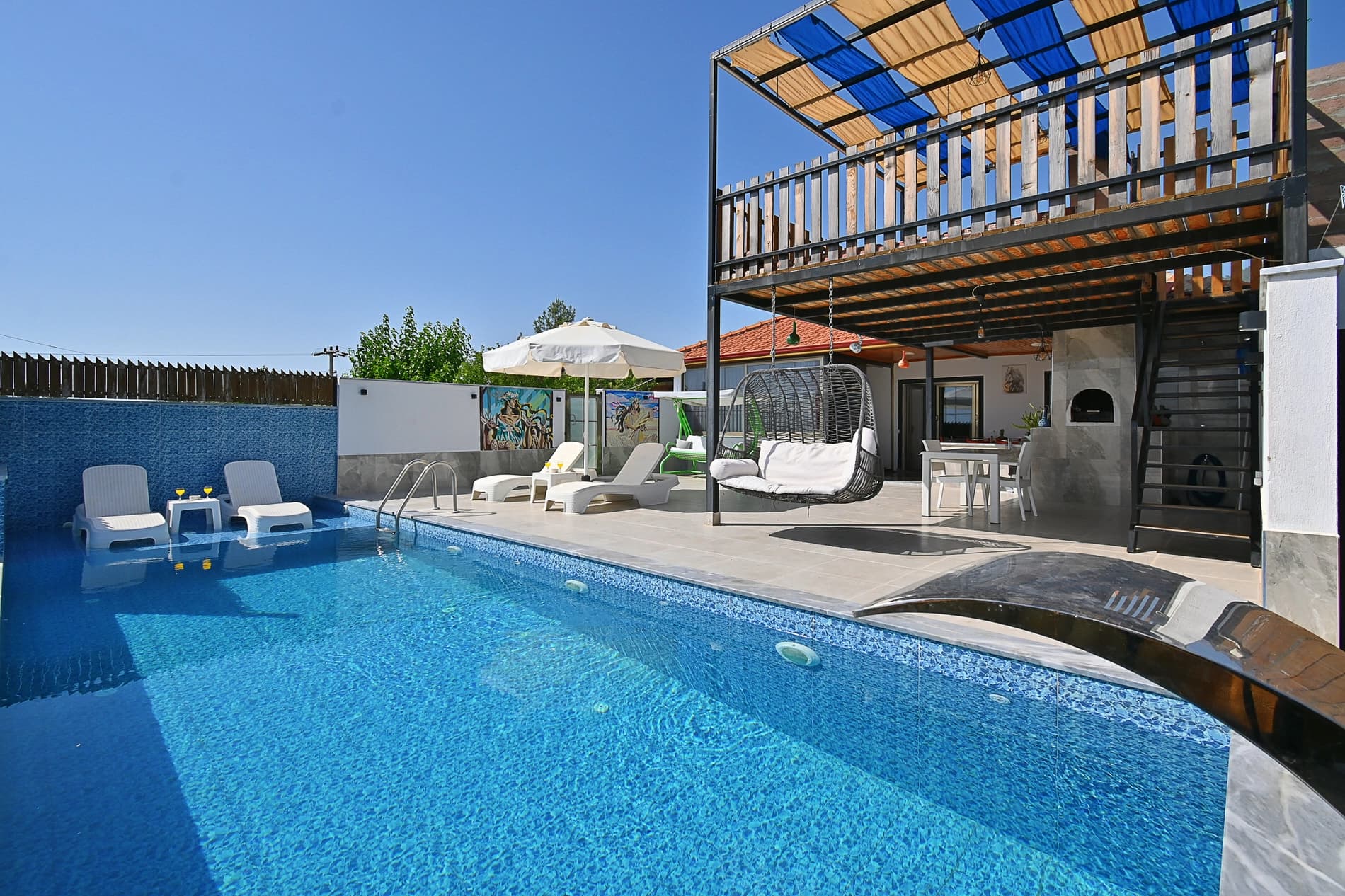 Villa Yörük Korunaklı Havuz 42