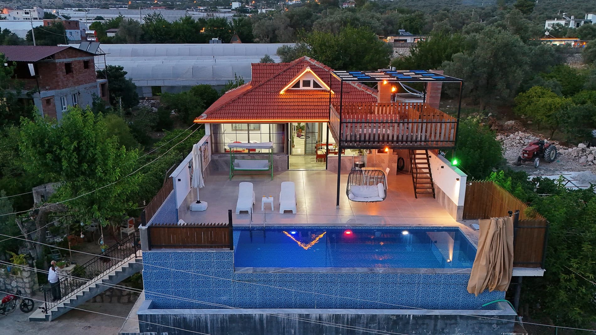 Villa Yörük Korunaklı Havuz 84