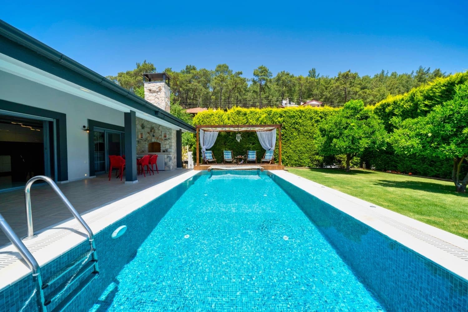 Villa Yakamoz İnlice Korunaklı Havuz 79