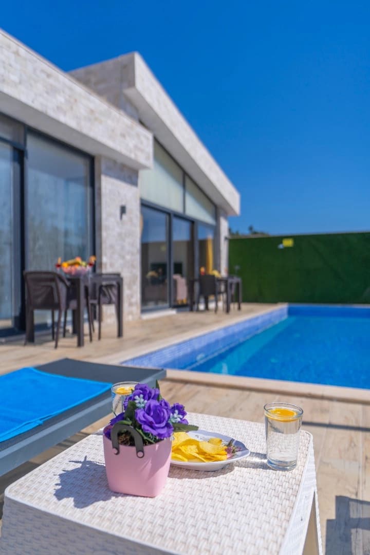 Villa Zümrüt  Korunaklı Havuz 44