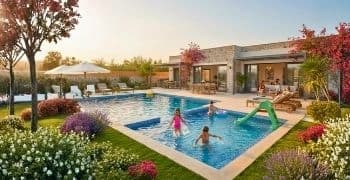 Çocuk Havuzlu Villalar